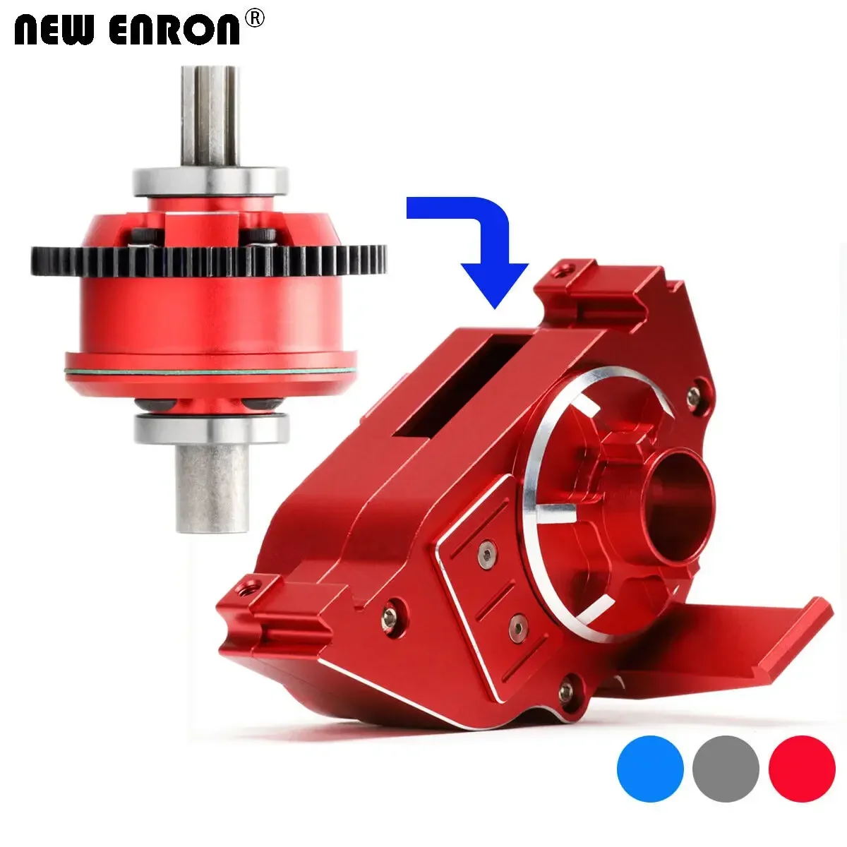 NEUES ENRON Center Diff Montagegehäuse aus CNC-Legierung ARA 311165   ARA 311169   ARA 311192   für RC 1/10 KRATON SENTON 1/8 MOJAVE TYPHON ARRMA 4S