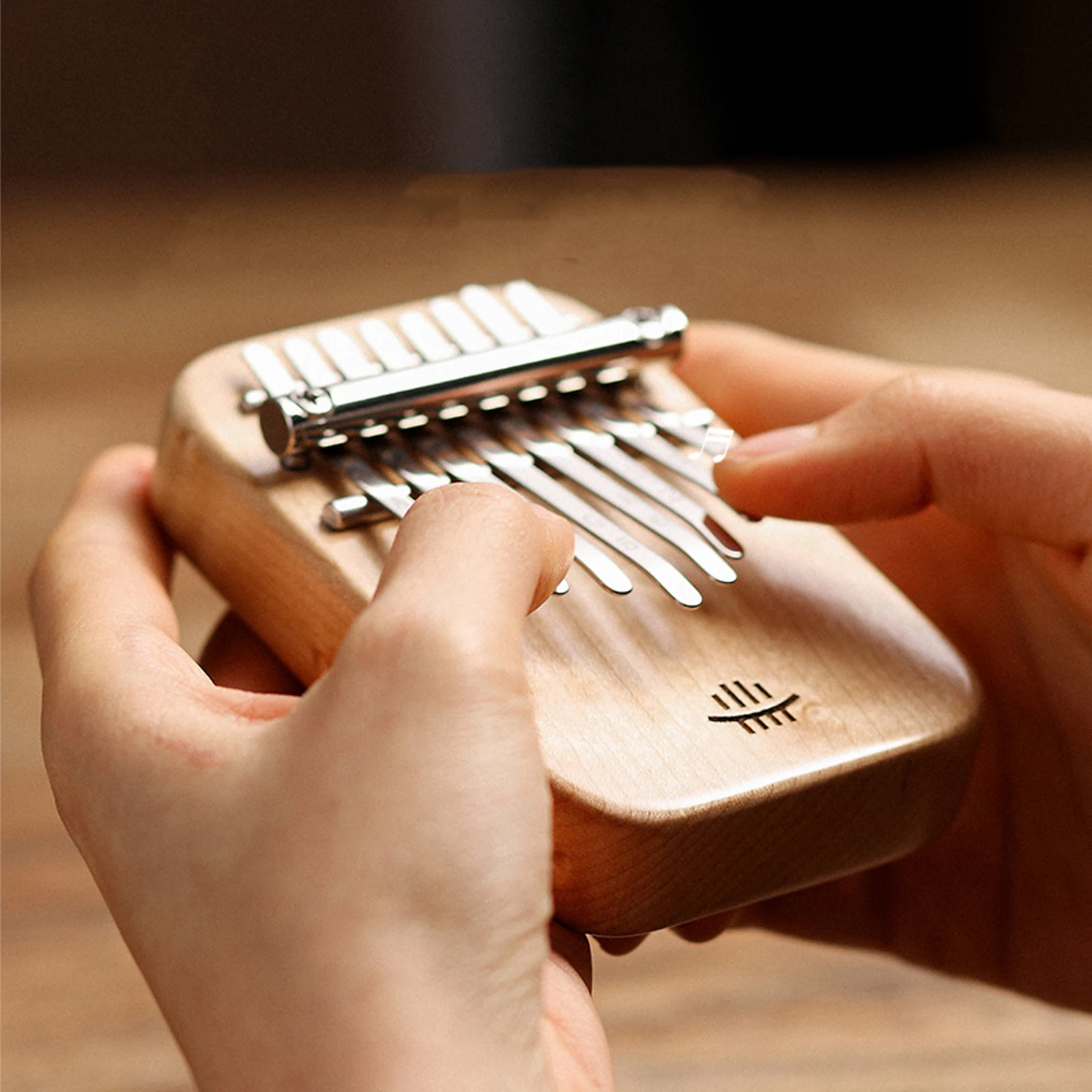 

Thumb Child Piano Tune Stainless Steel Music Instruments for Kids Mini Kalimba