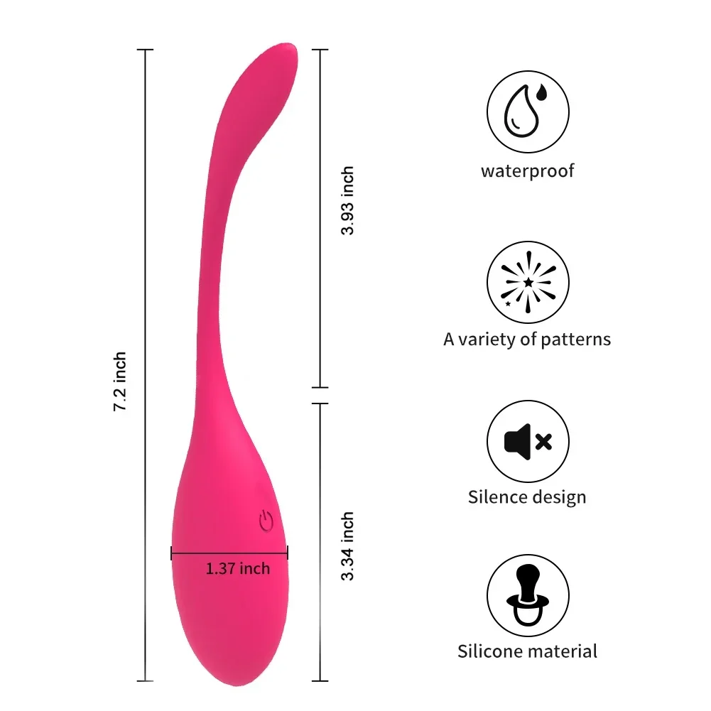 Kegel IkVibrator-Vibromasseur à œufs pour femme, gode féminin, culotte portable, jouets sexuels, point G, vagin vibrant, Andrea Control