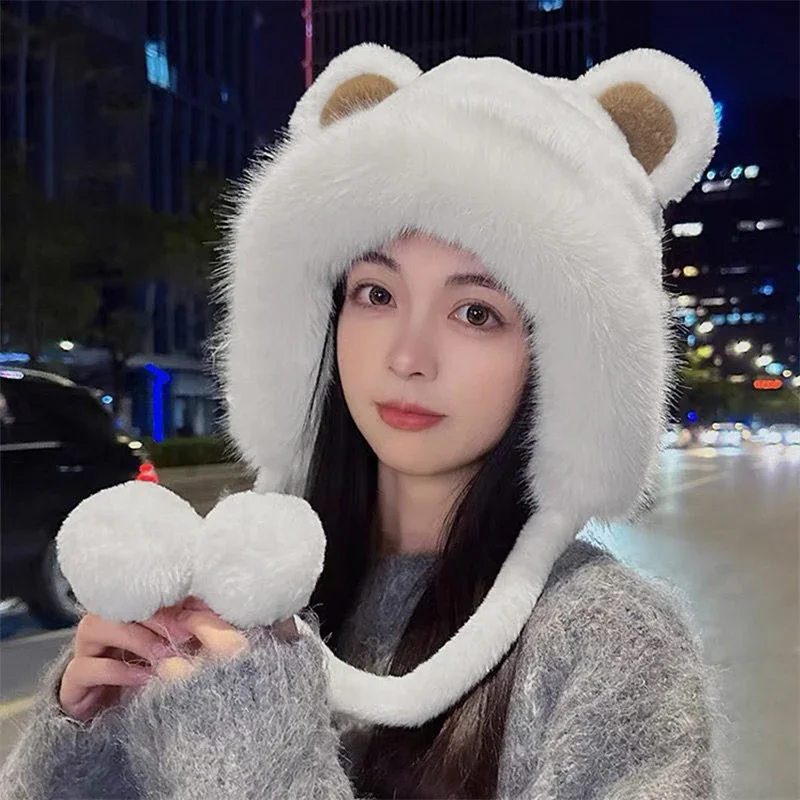 1-4-pecas-de-gorro-de-inverno-com-orelhas-de-urso-pelucia-quente-e-espessa-para-mulheres-meninas-e-casais-para-uso-ao-ar-livre-presente-de-natal-e-ferias-em-clima-frio
