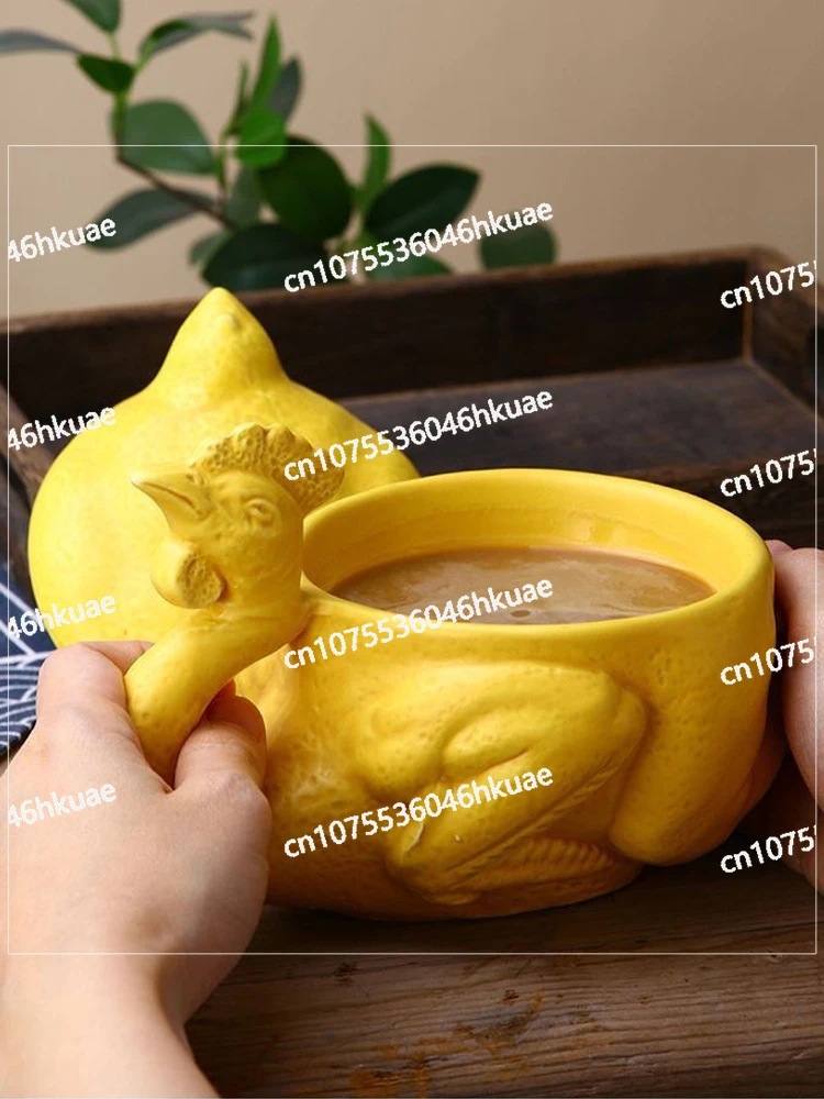 Funny salt-baked chicken cup for girlfriends, weird and funny spoof