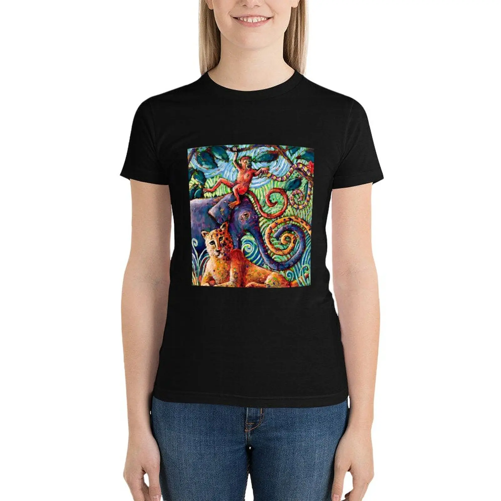 

Bungle in the Jungle T-Shirt Aesthetic clothing korean fashion Women's cotton t-shirt