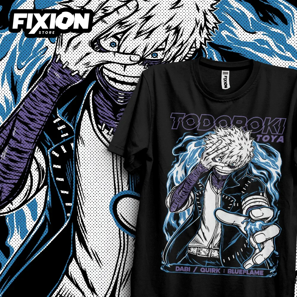 

Boku no Hero DABI-Nuevos Enero is a popular anime men's T-shirt and summer casual top