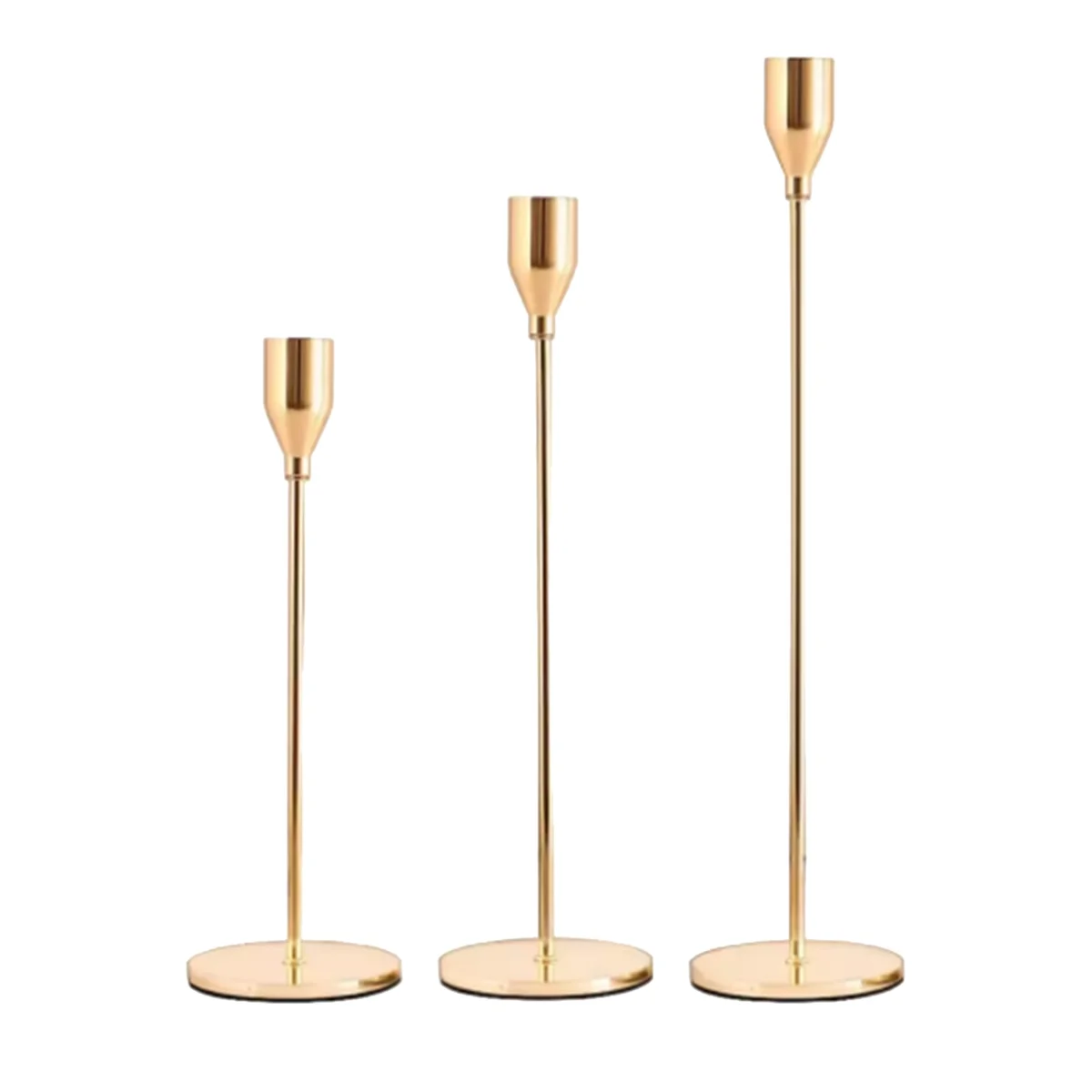 

A03R 3 шт. металлические подсвечники простые золотые свадебные украшения бар декор гостиной домашний декор подсвечник