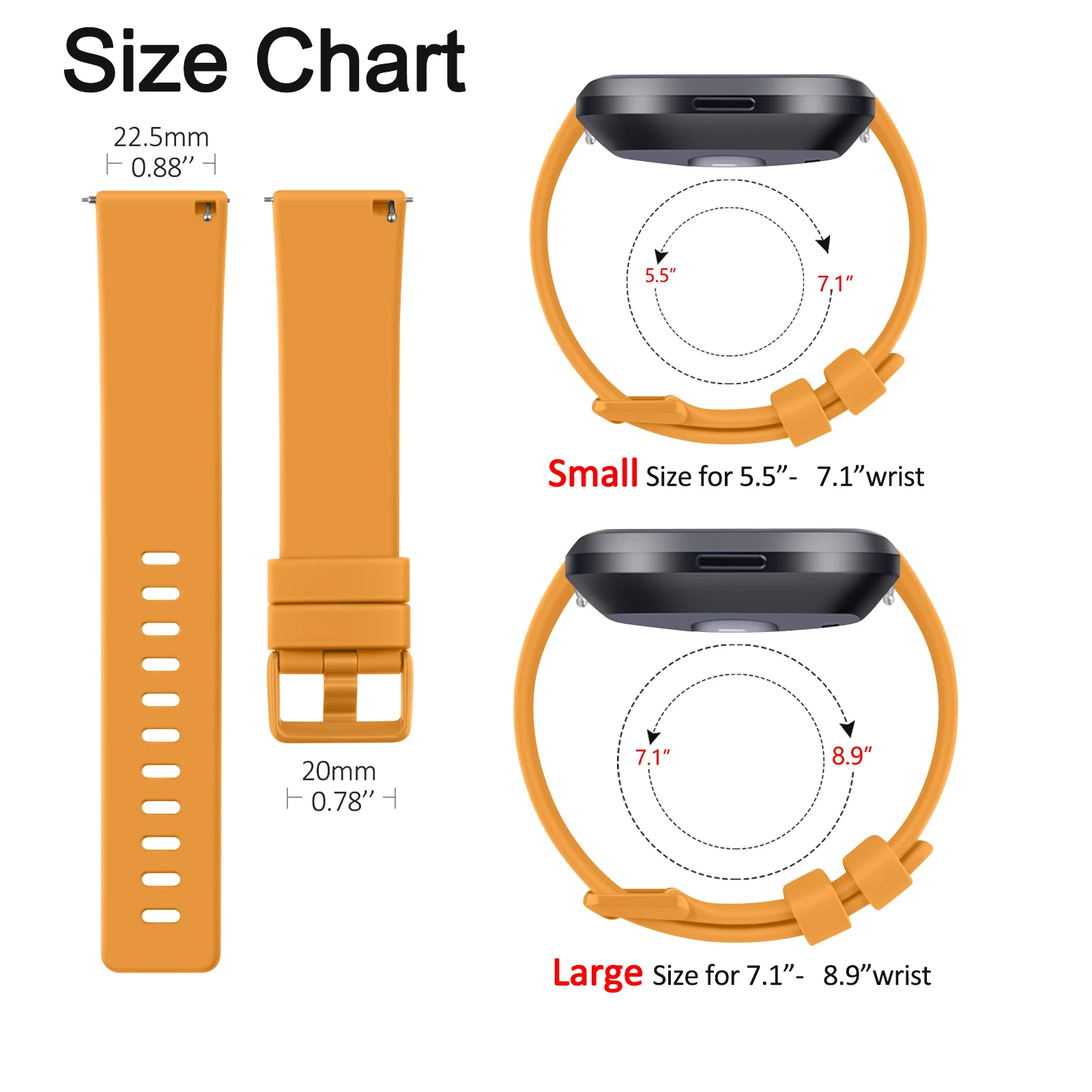 Silicone Watch Band for Fitbit Versa1/2 Versa SE Strap Replacement Bracelet for Fitbit Versa Lite Bands Versa 2 Correa Watchband