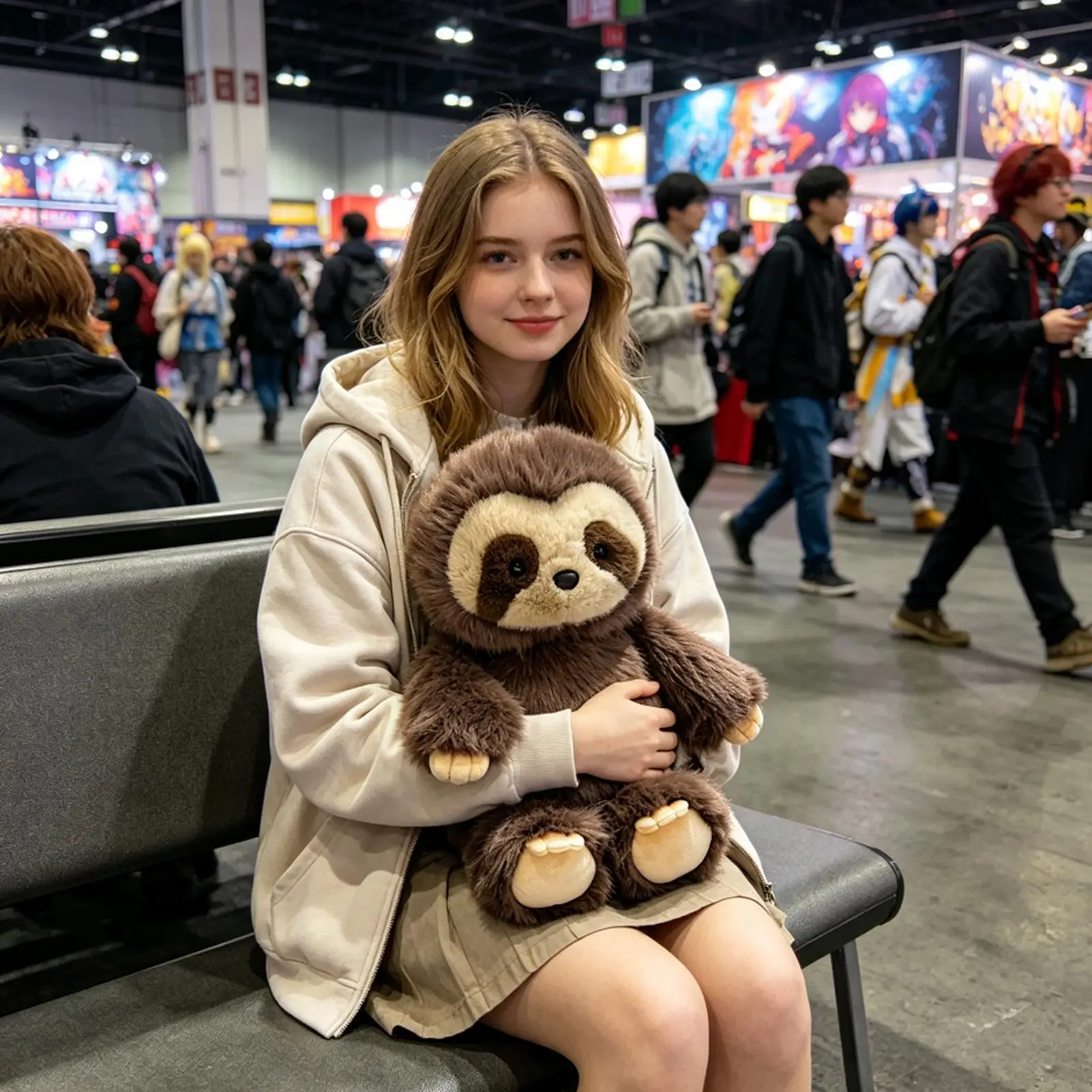 Stuffed Sloth Soft Cute Calming Comfortable Funny Toys 50cm Sheep Stuffed Animal Home Decor For Boys Girls Home Living Room