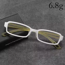 Small Rectangle Reading Glasses Men Women Ultralight White Eyeglasses Frame Male Optical Myopia Spectacles of Prescription