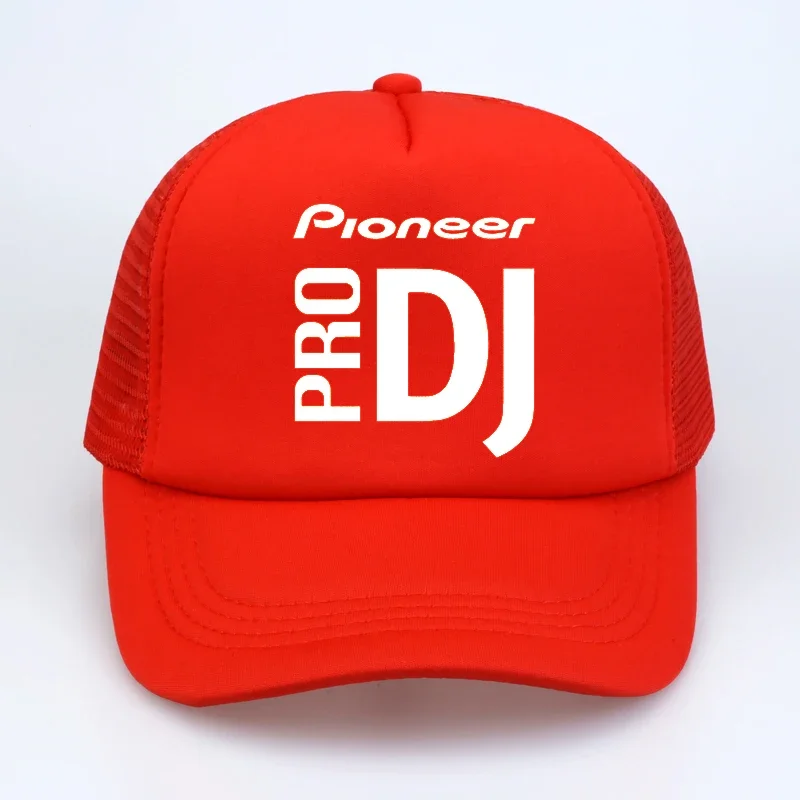 DJ style Pioneer Baseball Cap  Summer cool Mesh Trucker Cap Women Men print Pioneer DJ PRO Snapback hat bone gorras