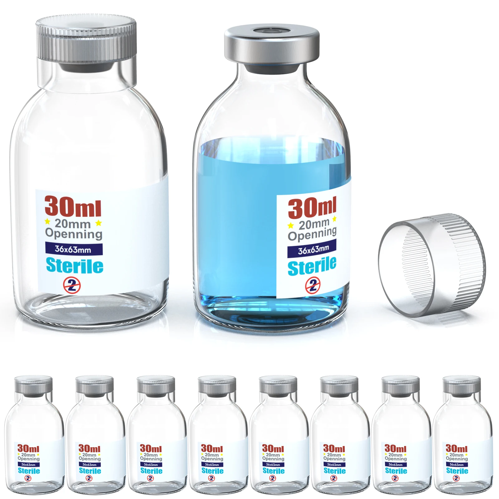 FOTO 4 - Стерильные пустые флаконы