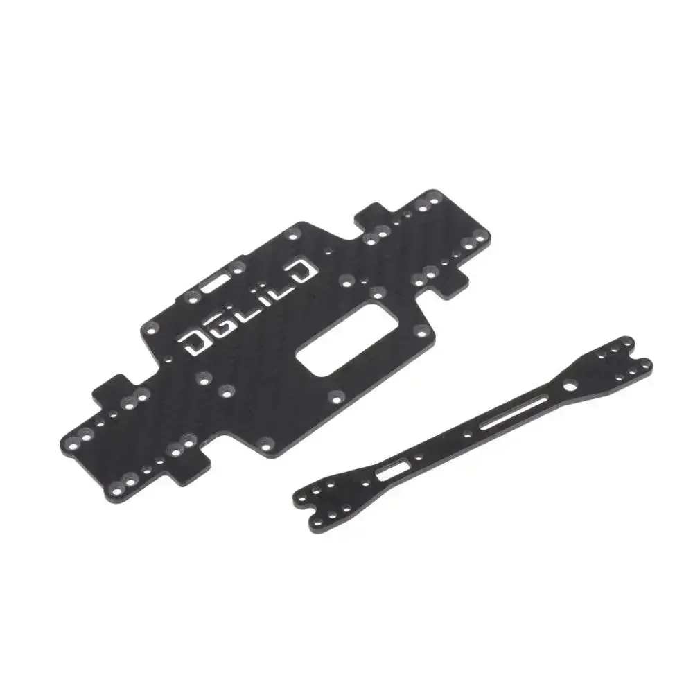 For Wltoys K969 K979 K989 K999 P929 P939 1:28 RC Car Spare Parts Upgraded Carbon Fiber Chassis Car Bottom Low Body Shell - view 3