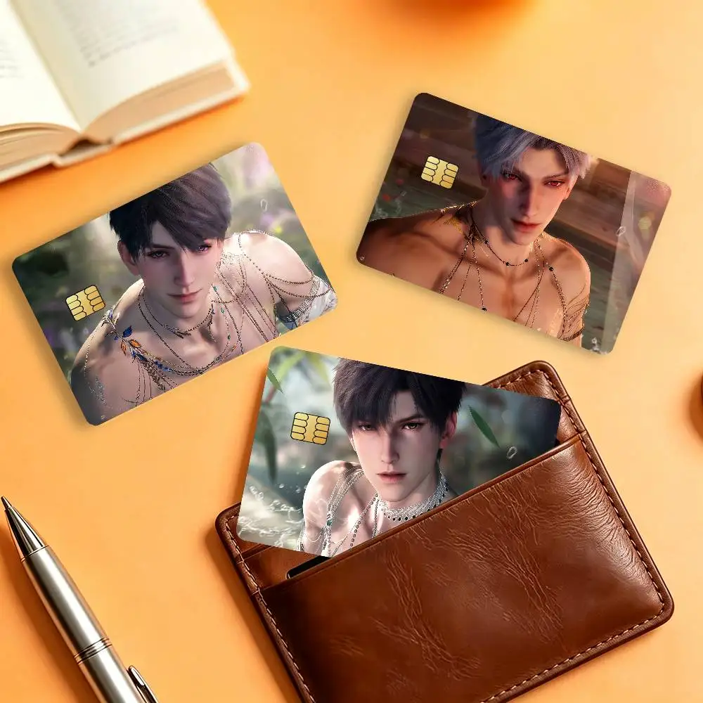 Game Love And Deepspace Lingering Lust Waterproof Card Stickers For Credit Cards Debit Cards And Transit Cards 4pcs