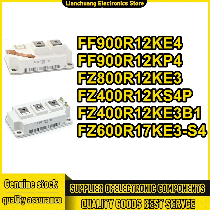 

FF900R12KE4 FF900R12KP4 FZ800R12KE3 FZ400R12KS4P FZ400R12KE3B1 FZ600R17KE3-S4 IGBT Power Module