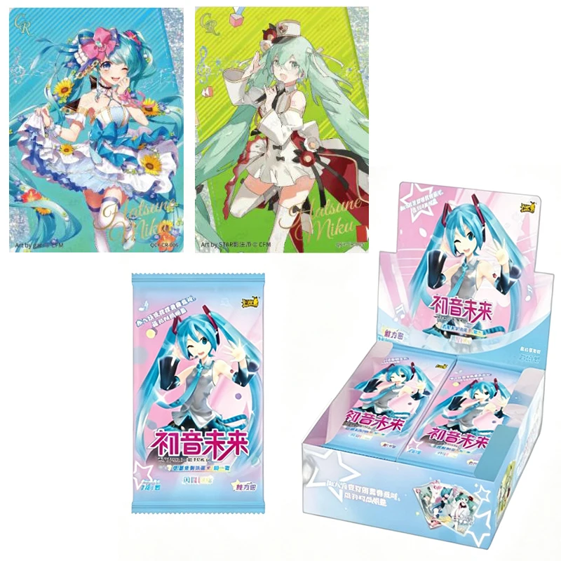 カユオ公式初音ミク-チャームパック-シャイニングスター-t2w1-トレーディングカード-ブースターボックス-ミク-アニメ-コレクタブル-サプライズギフト