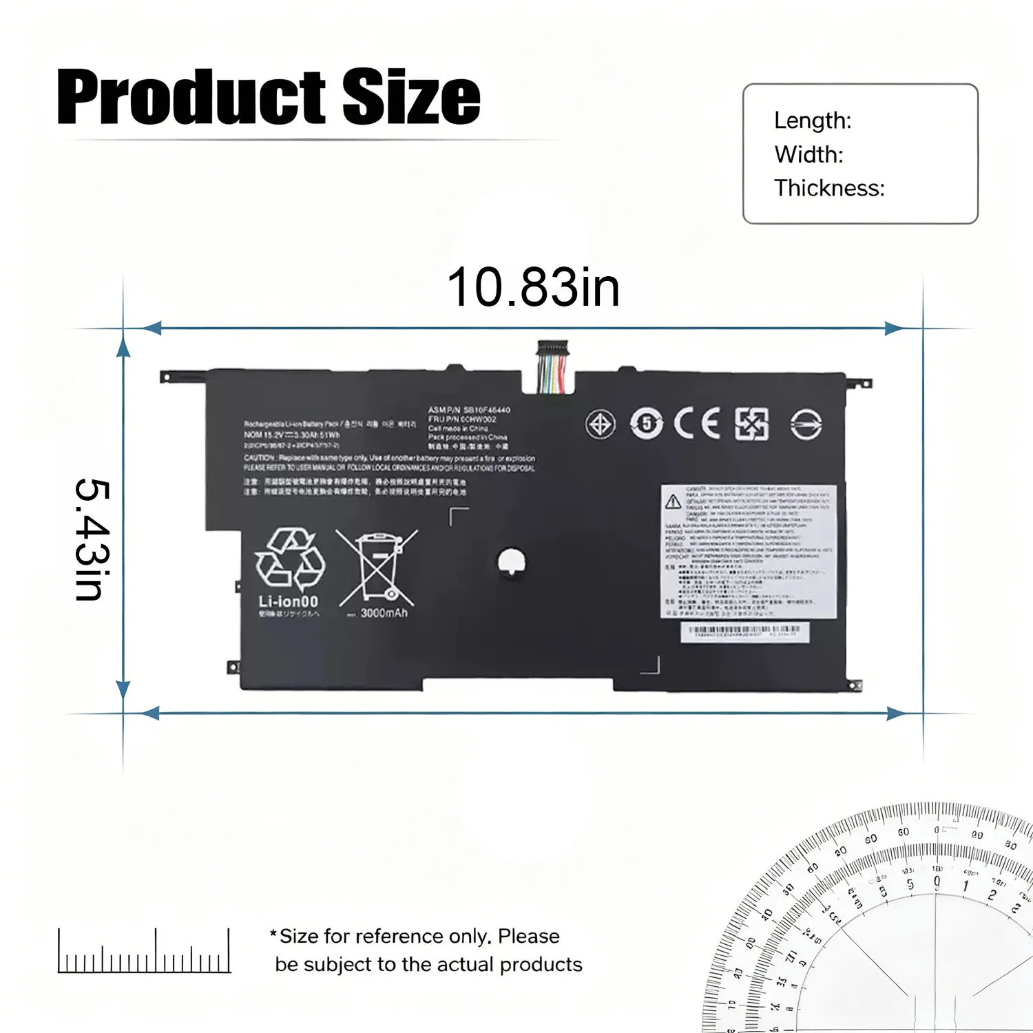 New 00HW002 00HW003 For Lenovo ThinkPad X1 Carbon Gen3 2015 20BT 20BS 00HW003 SB10F46441 45N1700 45N1701 45N1702 45N1703 15.2V