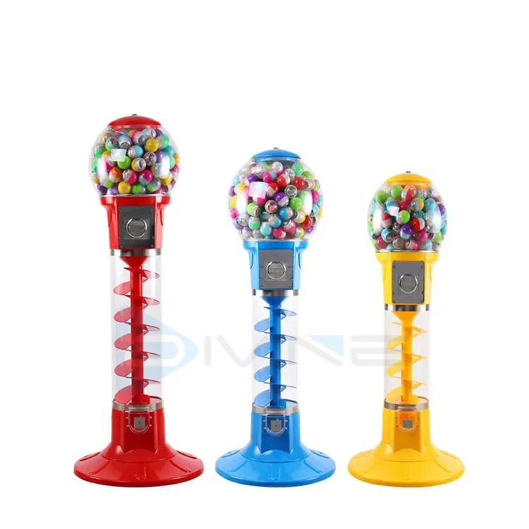 Coin Operated 44 inch Bouncing Ball Toy Capsule Gashapon Vending Machine Candy Gumball Vending Machine