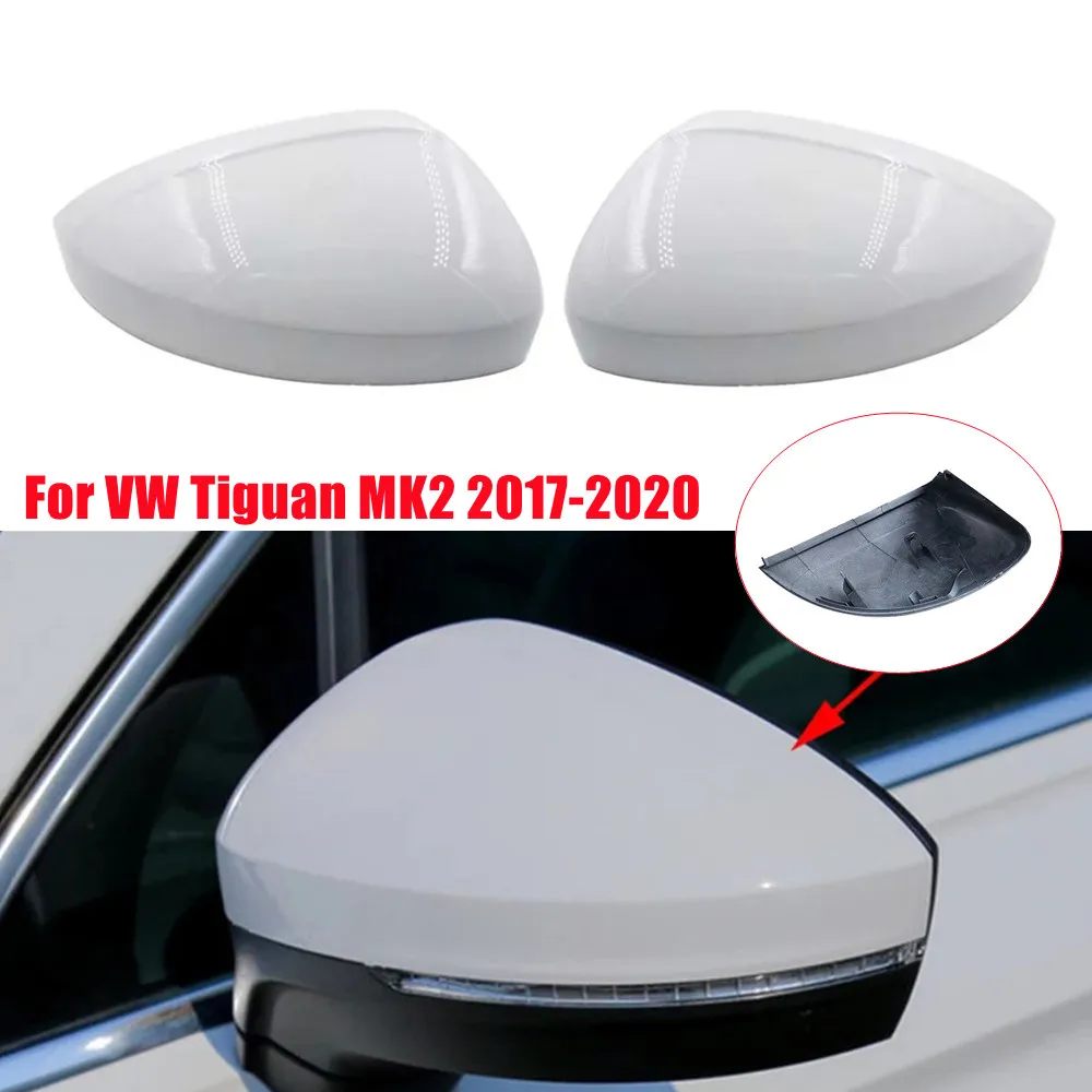 

For Volkswagen Tiguan 2017 2018 2019 2020 Car Replacement Rearview Side Mirror Cover Wing Cap Exterior Door Housing Shell Trim