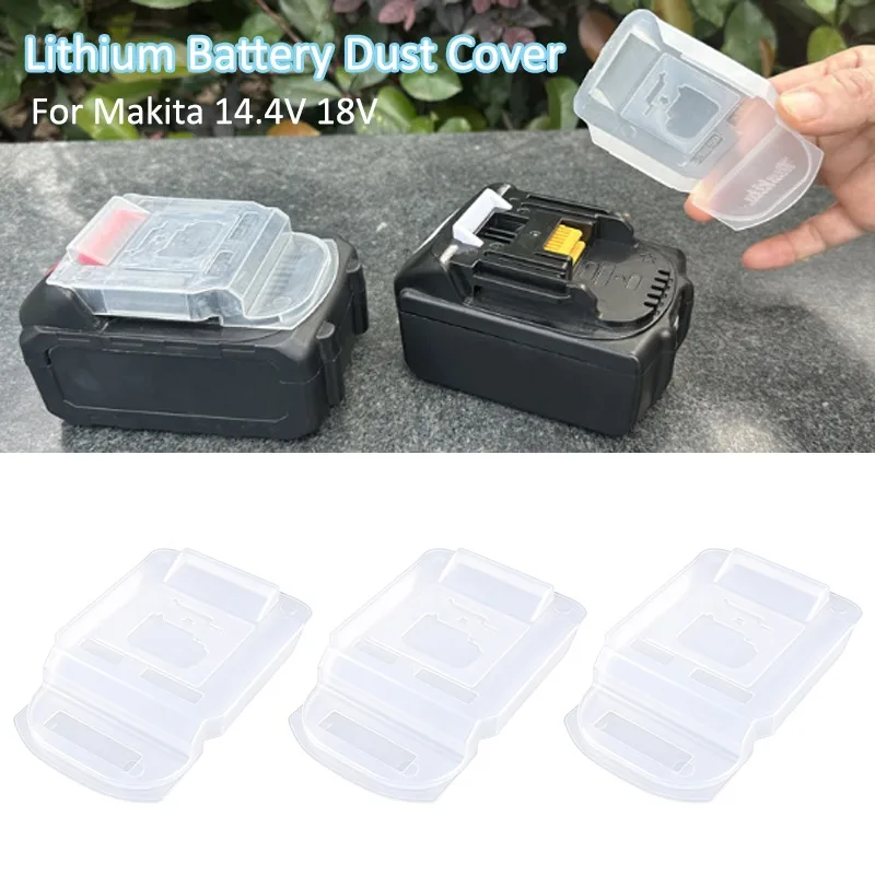 1/2/3PCS Dust Cover Sheath Shield Case for Makita 14.4V 18V Li-ion Battery BL1830 BL1840 BL1850 Battery Holder Protective cover