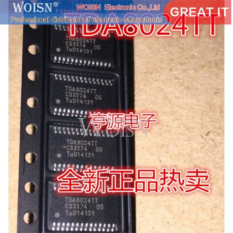 5pcs/lot TDA8024TT TDA8024 TPA3138D2 TPA3138 TSSOP-28