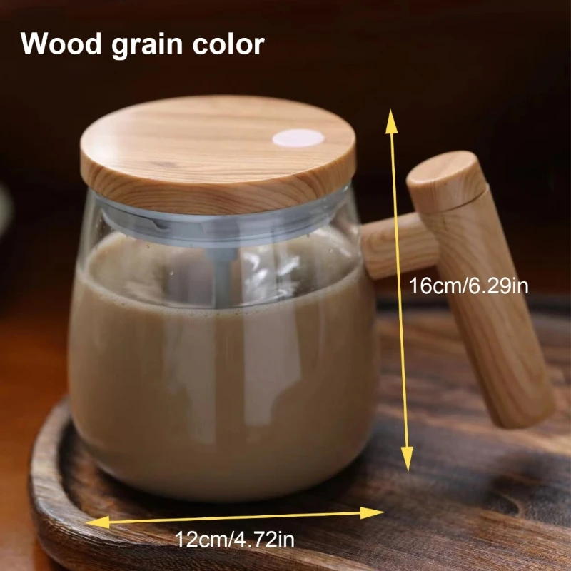 Caneca café com agitação automática, vidro automático, vidro mistura para café, dropshipping