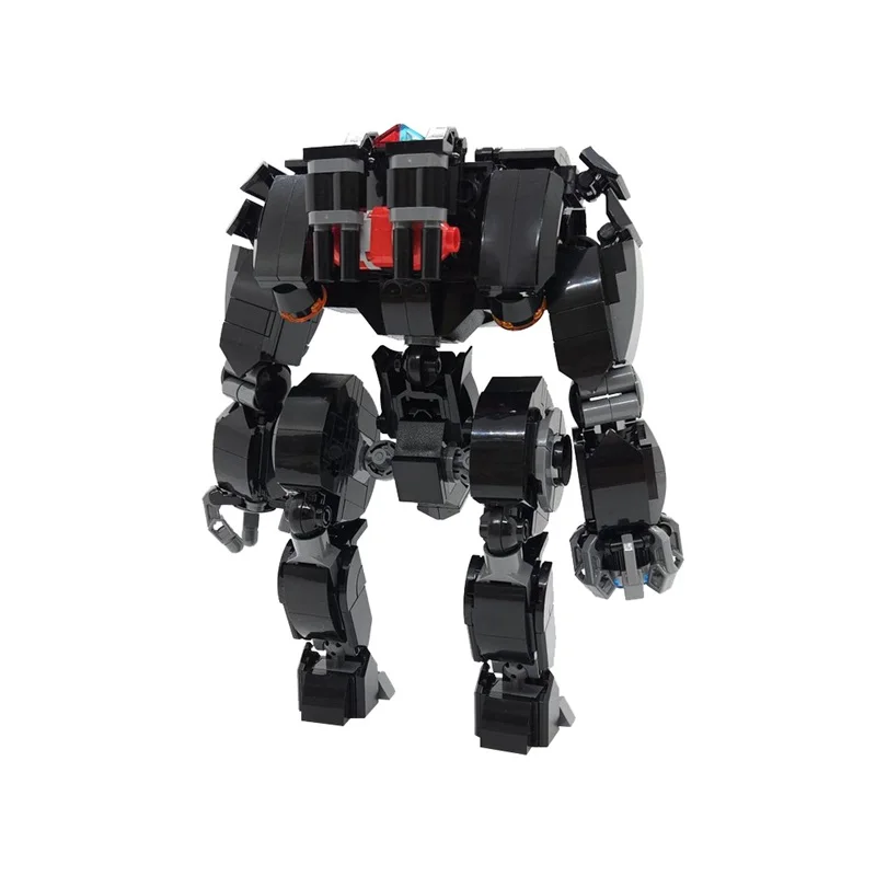 MOC-186265 de Control de disturbios para niños, traje Mech, modelo de bloques de construcción, alta tecnología, combate militar, acción, Robot, ensamblaje, juguete, regalo