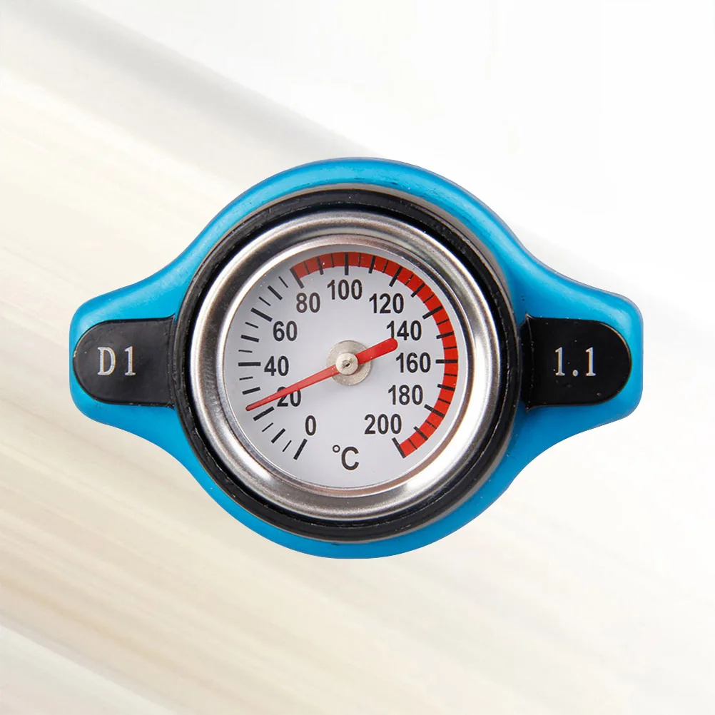 

Radiator Cap Car Part Cover with Temperature Meter Pressure Tank Automotive Measurable Covers Vehicle Water Gauge High