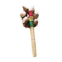 Handheld Nut Shell Shaker Musical Instrument Easy to Learn Compact Handmade Handheld Bell for Home Concert Parties Holiday Kids