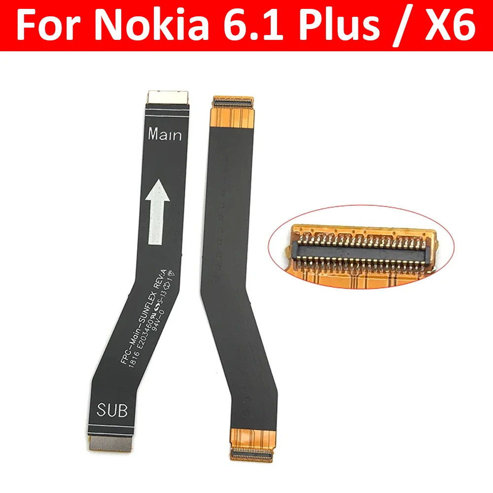 

Материнская плата ЖК-дисплей Разъем FPC гибкий кабель для Nokia X6/6,1 Plus TA-1099/1103 запасные части