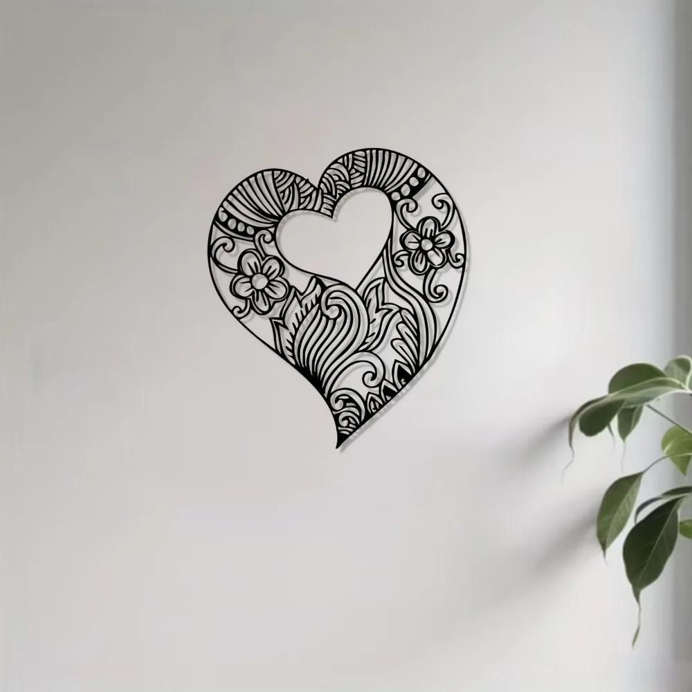 CIFBUY Modern Geometric Abstract Metal Wall Art Iron Sculpture Mural Plaque for Minimalist Living Room Home Decor