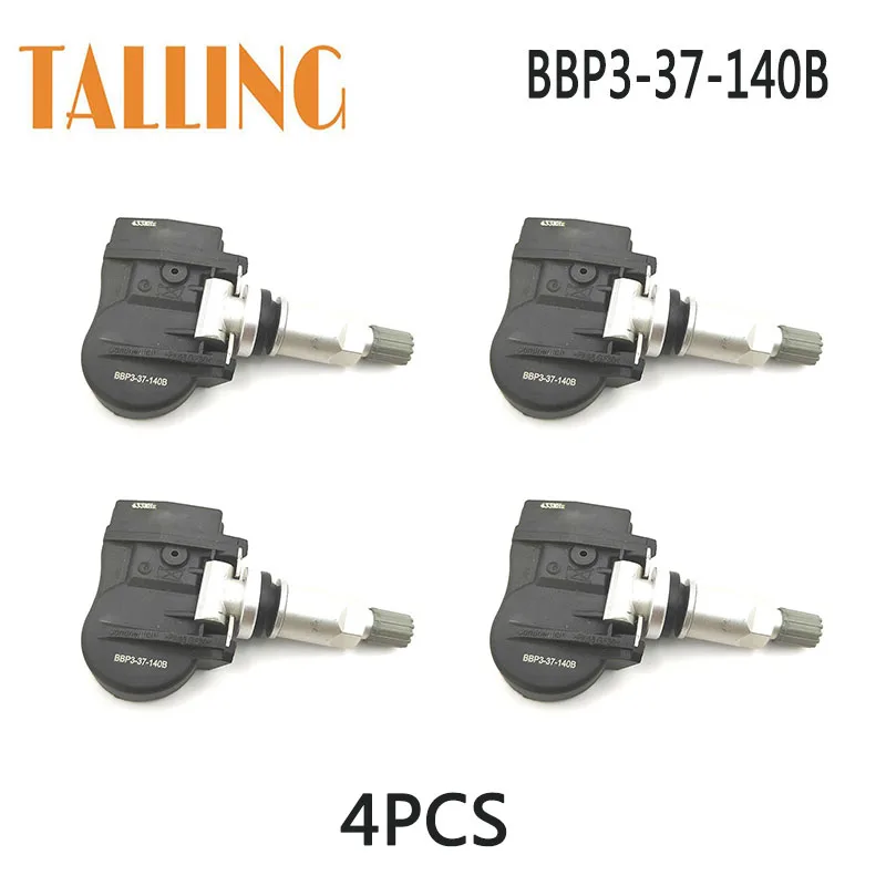 BBP3-37-140B 4Pcs TPMS Tire Pressure Sensor for Mazda MX-5 Miata 2.0L 2009-2014 CX-4 GK CX-5 KF CX-8 KG Artez GL BBP3-37-140