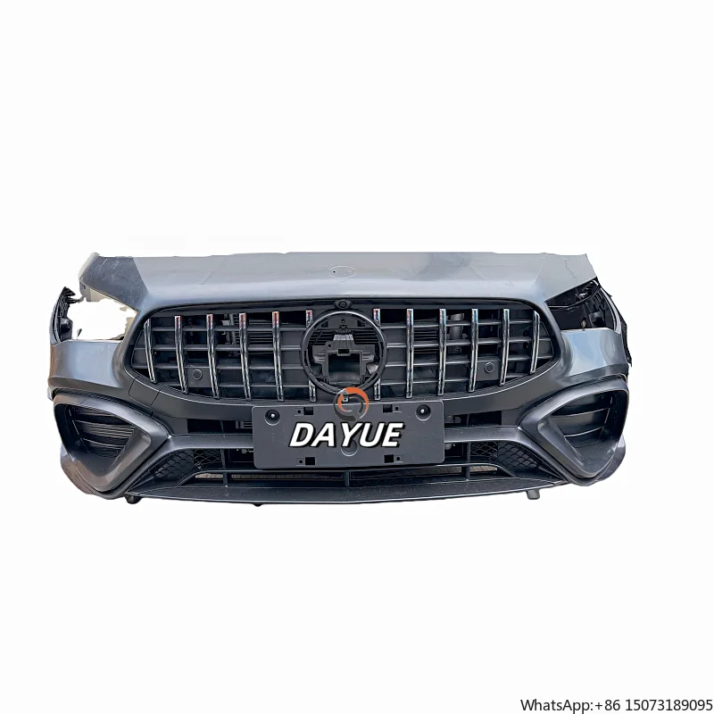 

2020-2023 Mercedes-CLA 118/45 Front Bumper Kit with Radiator Fan-Bolt-On Universal Fitment 1 Year Warranty