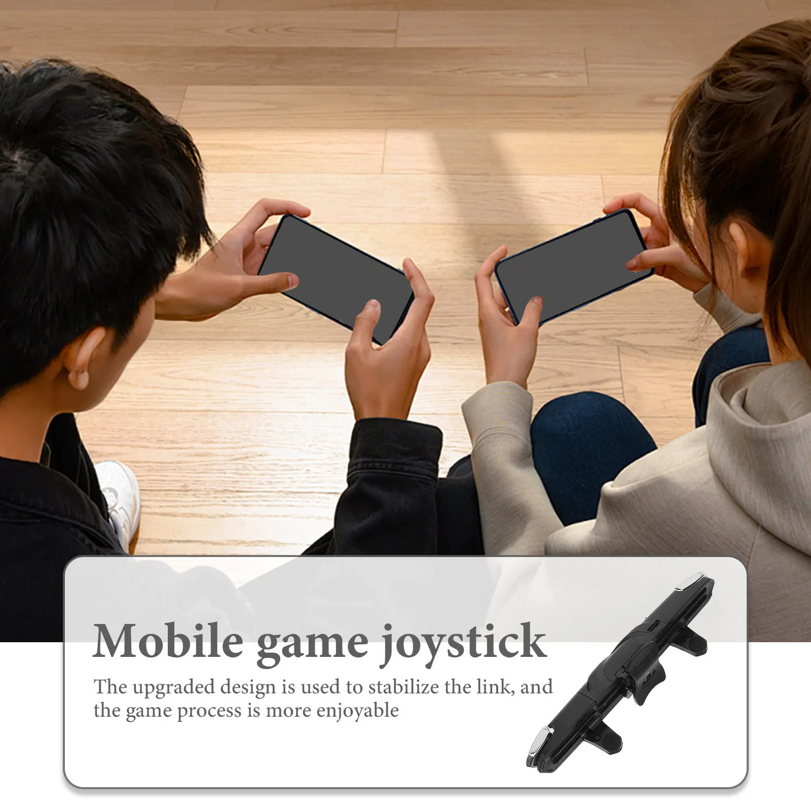 

Mobile Game Controller Trigger Sensitive Aim Shoot Gaming Handle For Phone Tablet High Compatibility Lightweight Portable Design