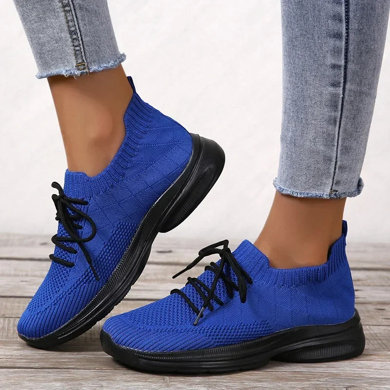 Trendy Running Shoes for Women Mesh Casual Shoes Women\'s Sneakers Outdoor Breathable Female Sneakers Platform Designer Footwear