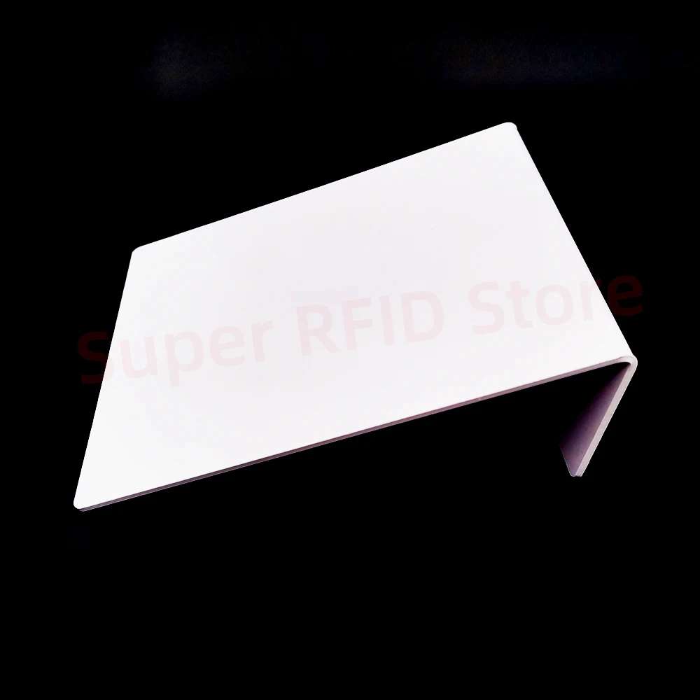 NFC Tap Cards Stand White Customizable 13.56MHz NFC 213 215 Chip 144/504Bytes Social Media RFID NFC Google Review Stand Display