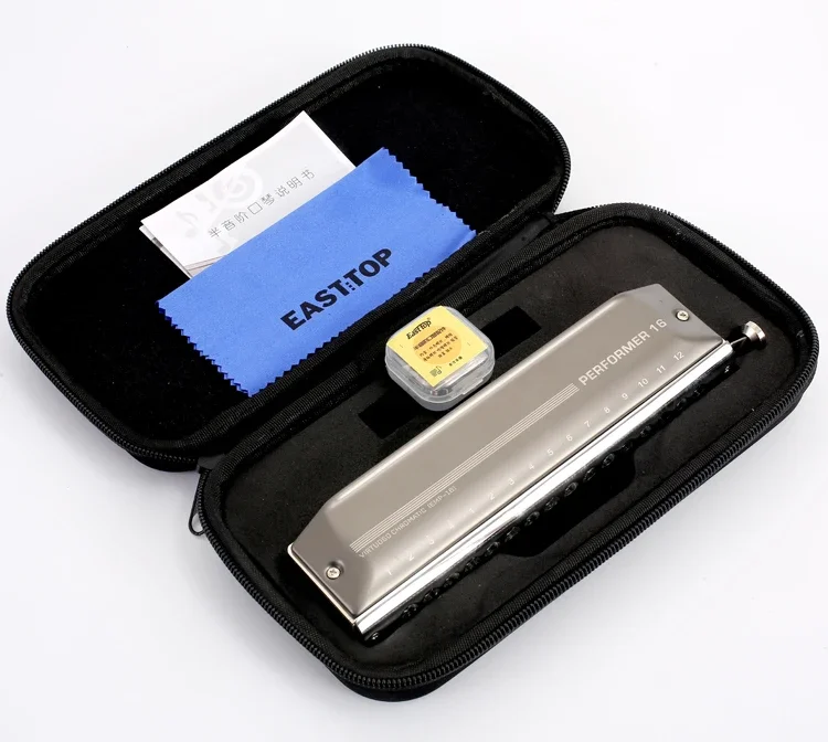 

EASTTOP EMP-16 new professional music instrument 16 hole chromatic harmonica for sale