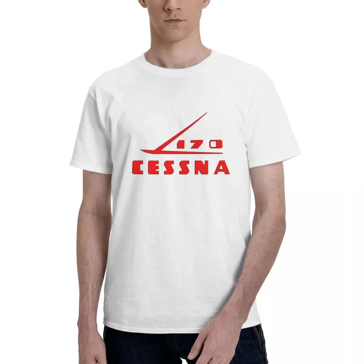 Cessna 100% Cotton T-shirt Unisex Oversized T Shirts Men crew Neck Short Sleeve S-6XL