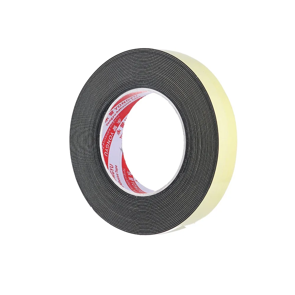 New 10M Foam Sponge Tape EVA Strong adhesive Anti-collision Tape Single-sided Rubber Seal Strip