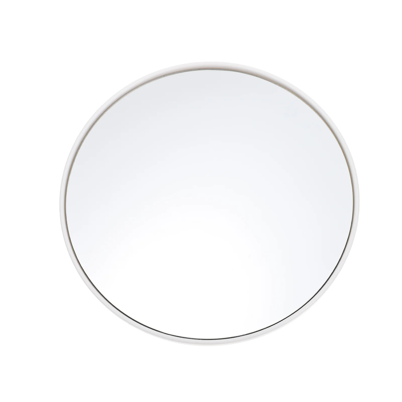 Ventosa portátil Vanity Mirror, ampliação de maquiagem, espelhos brancos, prata cosméticos, viagens, 10X