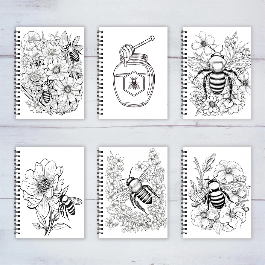 Adult Coloring Book - 8.3x 11.2 Inch 22 Page Coloring Book - Helps Reduce Stress and Ease Emotions