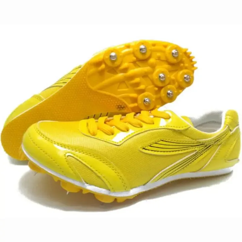 New Style Sprint Track Field Shoes Couples Track Training Shoes Breathable Non Slip Spikes Sneakers Comfortable Outdoor Sneakers