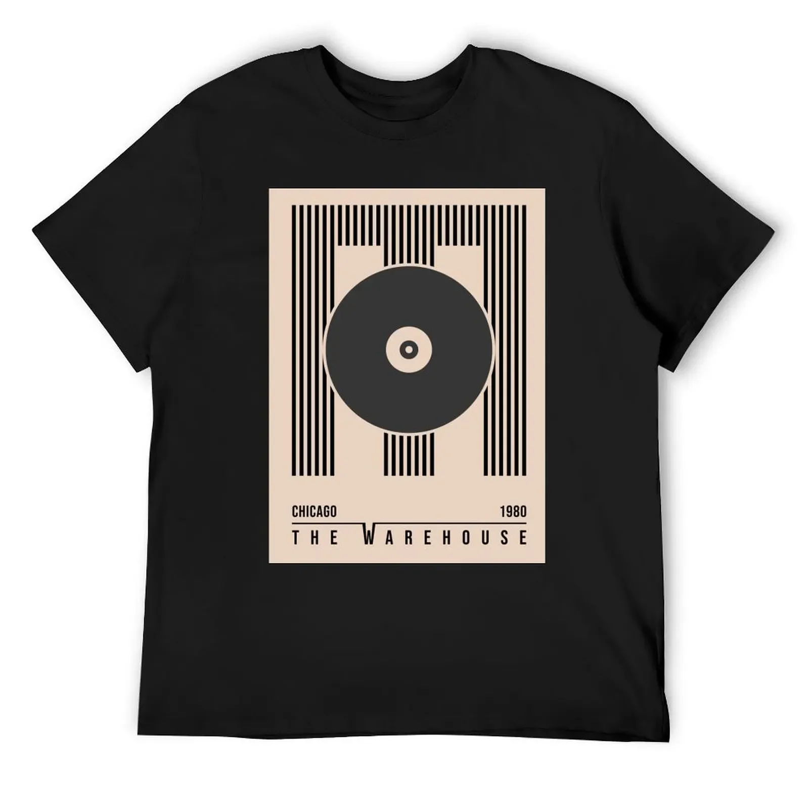 

Chicago the WareHouse 1980 Music House T-Shirt vintage quick drying blue archive vintage t shirts compression shirt men