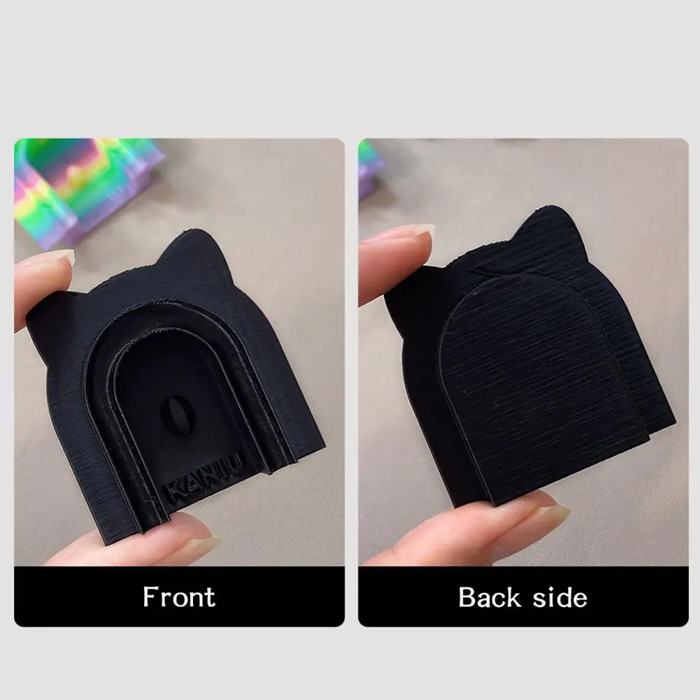 أداة مساعدة جديدة لعين القطة، مجموعة أدوات فنية احترافية محمولة للأظافر، مرآة زجاجية بتأثير عين القطة، صالون أظافر متخصص #5