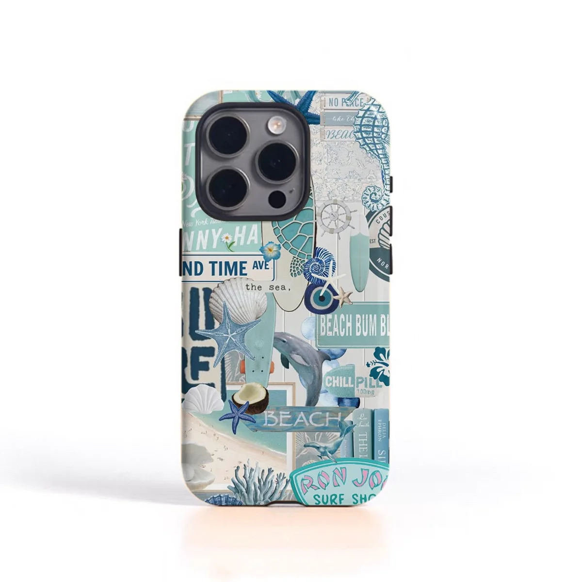 

Ins Green Ocean Animal World Case for IPHONE 17 16ProMax 15 14 13 12 11 PRO Plus Acrylic TPU Two in One Magnetic Phone Cases