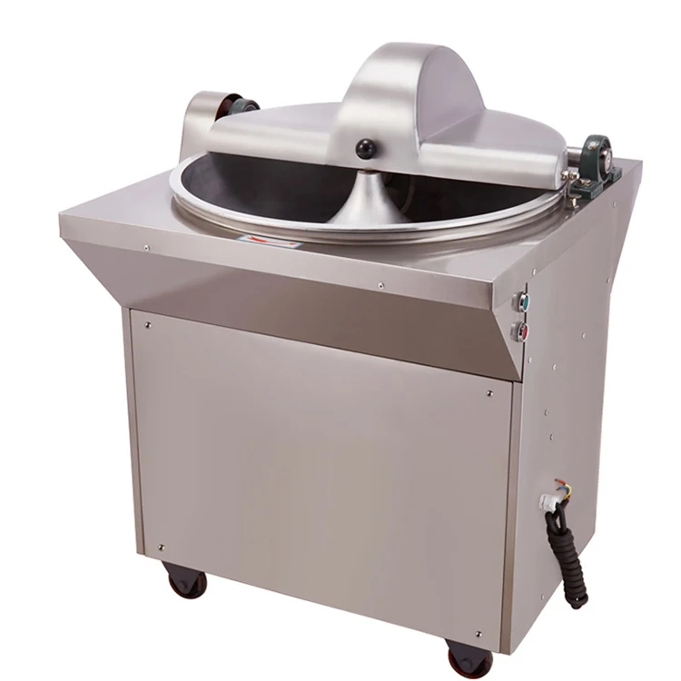 High Speed Meat Bowl Cutter Meat Choppert Ground Slicer Vegetable Onion Chopper Grinder Machine  Chopping Machine