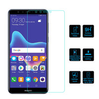 2PCS Tempered Glass For Huawei Y5 Y6 Prime 2019 Pro Y7 Y9 nova 5i 5z 2 Lite 3 3i 2i 2S Protective Film Screen Protector Cover