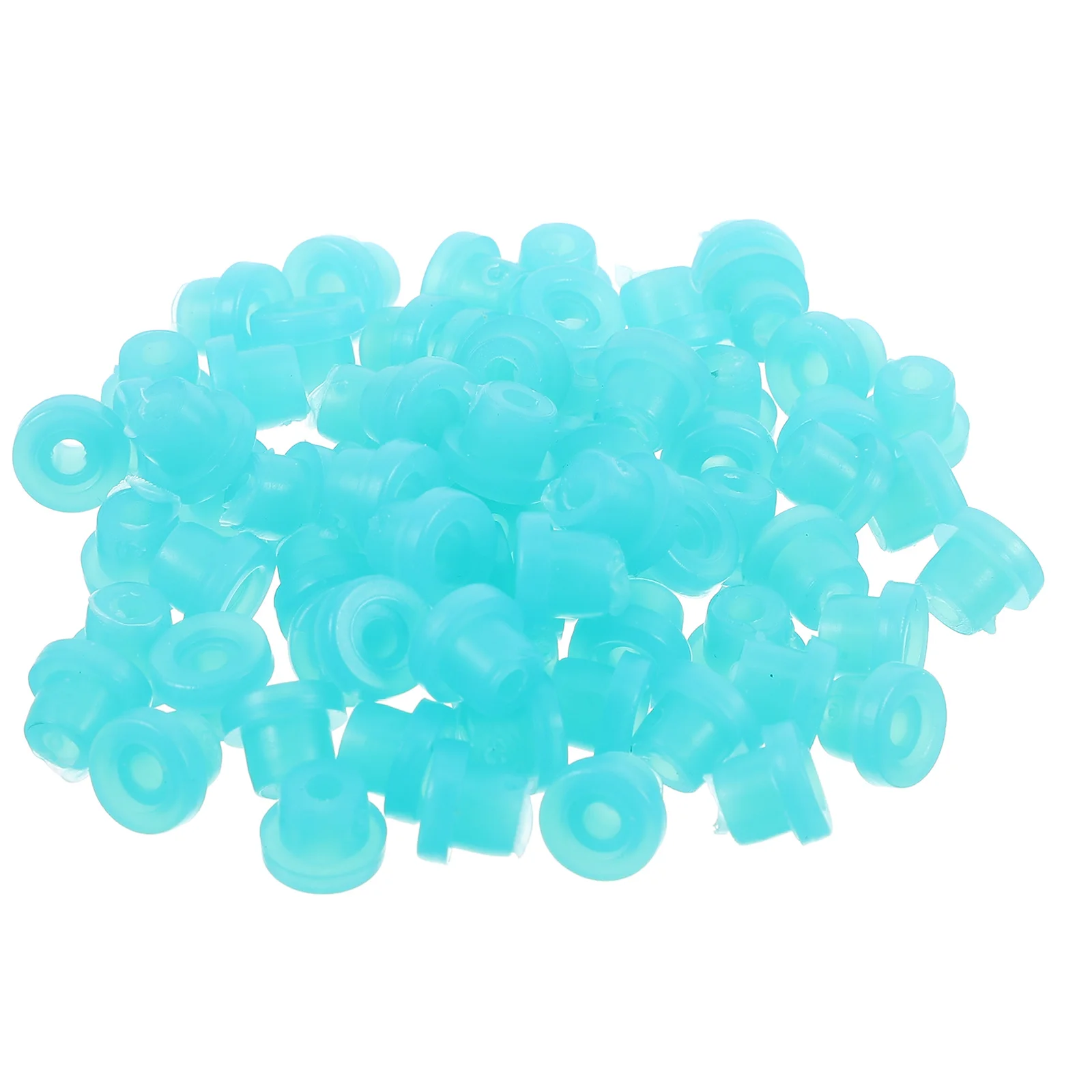 

100 шт., силиконовые игольчатые втулки, штифтовая подушка для игл для катушки для татуировки, стабильная подушка, уменьшает вибрацию, прочный