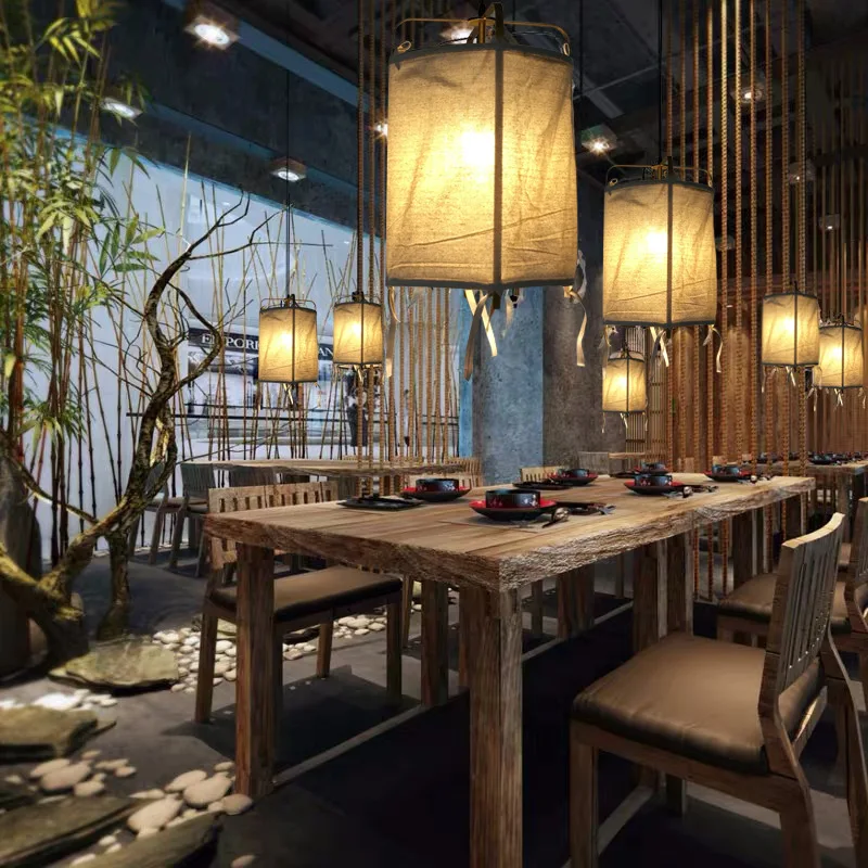 Lámpara Zen Grill Comedor Restaurante