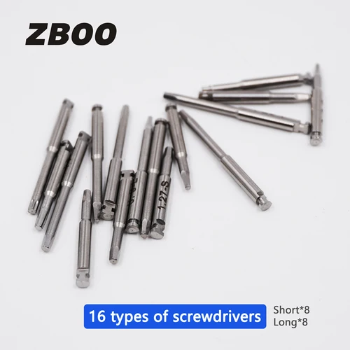 Imagen 2 del producto Pieza de mano de torsión eléctrica Dental con destornillador de 16 Uds., Kit de herramientas de reparación de llave dinamométrica para implante, equipo eléctrico de odontología