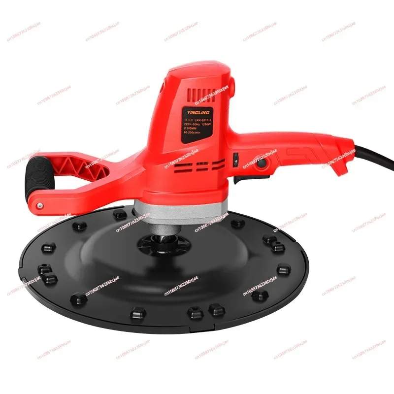 Cement Mortar Receiver Handheld Grinder Floor Wall Grinding Smoothing Putty Powder Polishing Plastering Machine