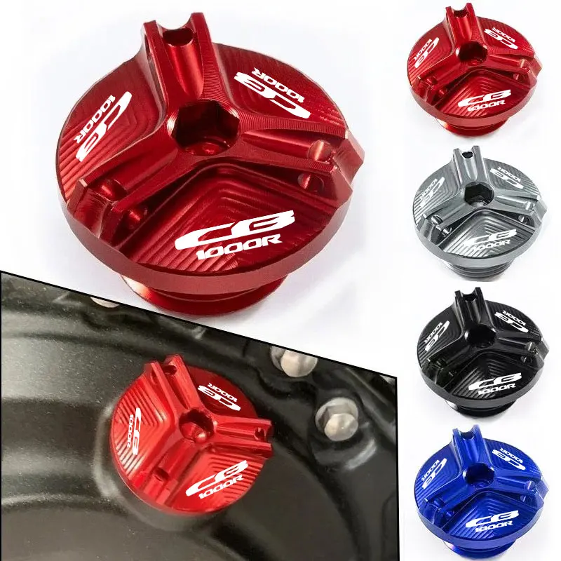 Image of Motorrad Zubehör Motoröl Einfülldeckel Öl Stecker Abdeckung Für HONDA CB1000R CB1000R CB1000R 1000R