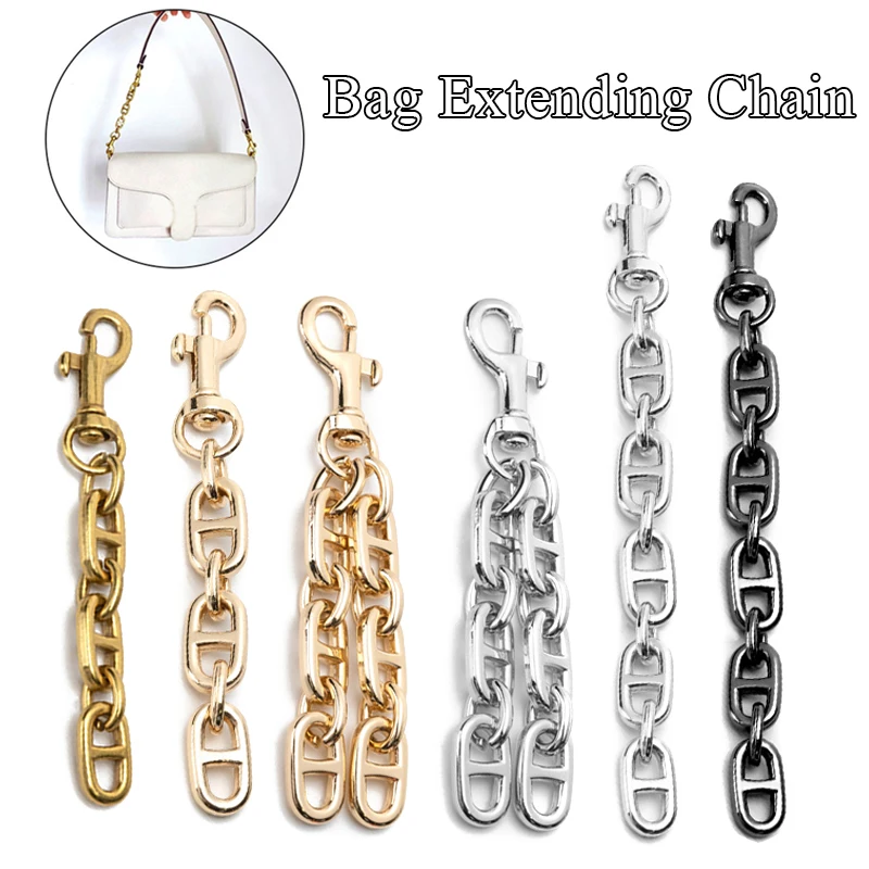 Metal Chain for Women Bag Strap Extension Handbag Handles Shoulder Bag Strap Replacement Purse Diy Chain Bag Accessories